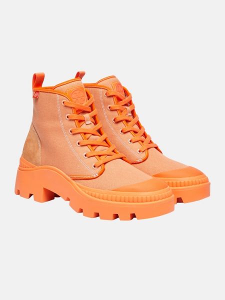 Ботинки на шнуровке Tory Burch оранжевый
