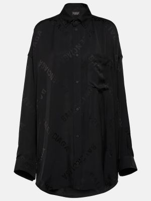 Hemd Balenciaga schwarz
