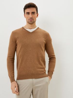 Пуловер Tom Tailor коричневый