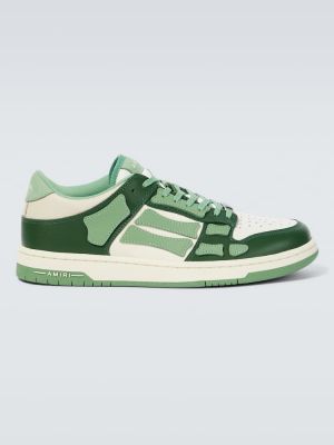 Sneakers di pelle Amiri verde