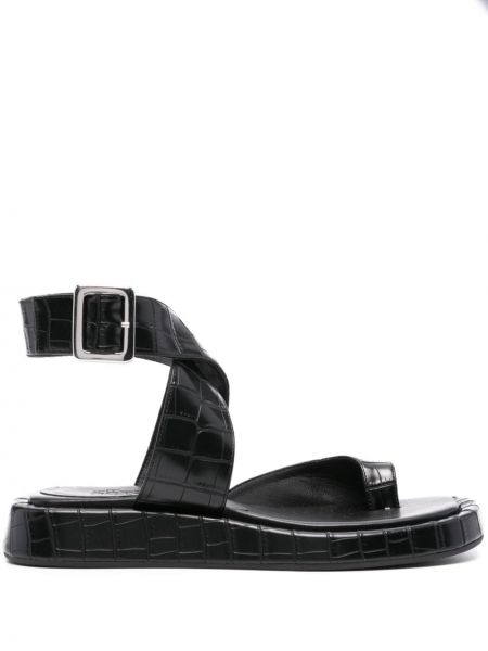 Sandale Giaborghini schwarz