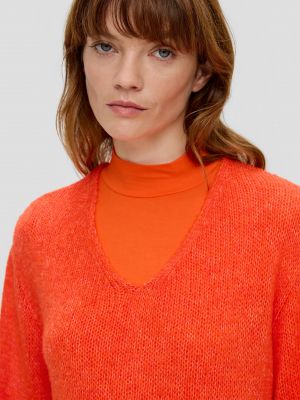 Пуловер S.oliver оранжево