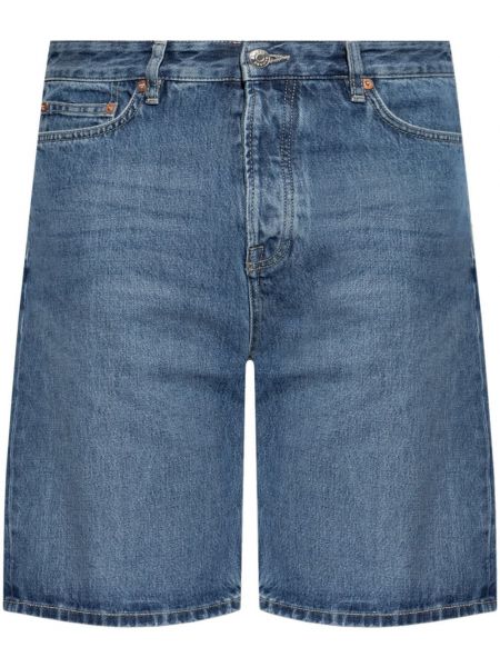 Denimshorts Samsoe Samsoe blå