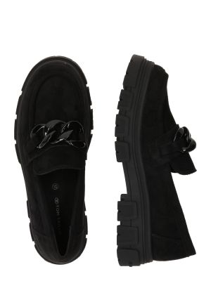 Ilgaauliai batai Tom Tailor juoda