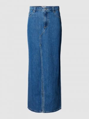 Spódnica jeansowa z kieszeniami Edited niebieska