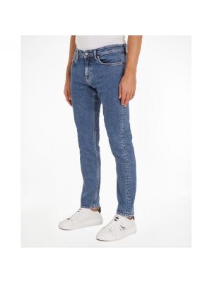 Pantalones slim fit Calvin Klein Jeans azul