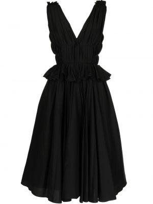 Μίντι φόρεμα Pushbutton μαύρο