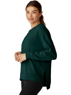 Пуловер свободного кроя Beyond Yoga зеленый