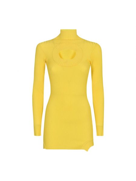 Sukienka David Koma żółta