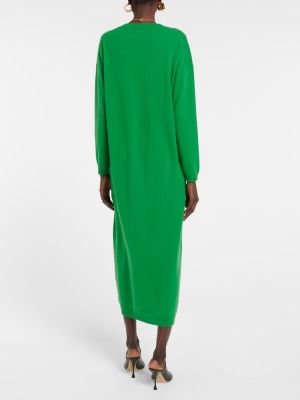 Μάξι φόρεμα κασμίρ Jardin Des Orangers πράσινο