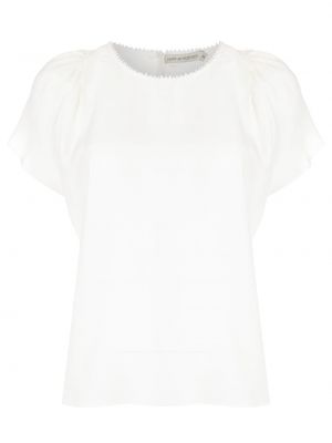 Копринена блуза Martha Medeiros бяло