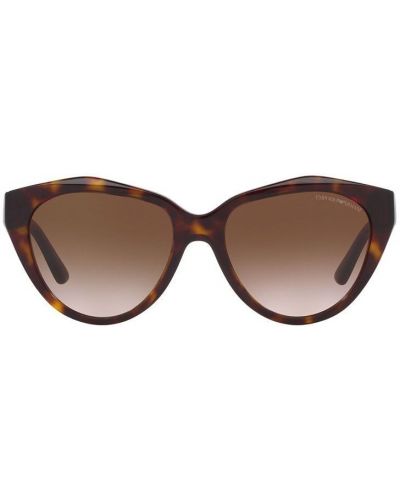 Okulary przeciwsłoneczne Emporio Armani brązowe