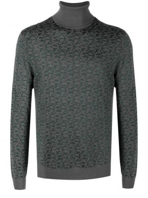 Jacquard lang genser Emporio Armani