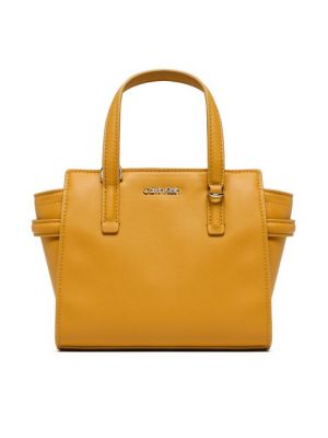 Nakupovalna torba Calvin Klein rumena