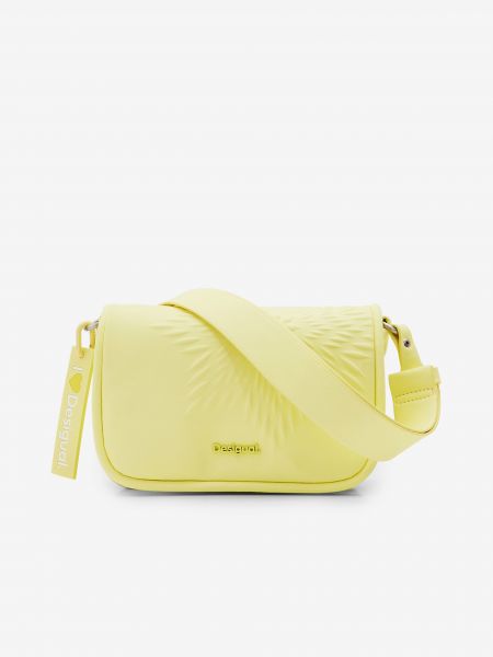 Τσάντα χιαστί Desigual κίτρινο