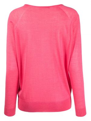 Pletený svetr s dlouhými rukávy Nuur růžový