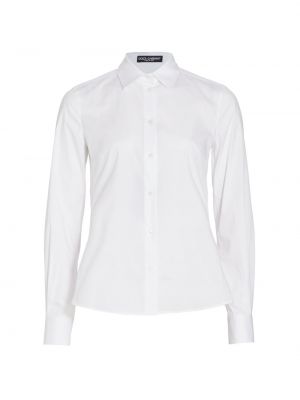 Рубашка на пуговицах Dolce&gabbana белая