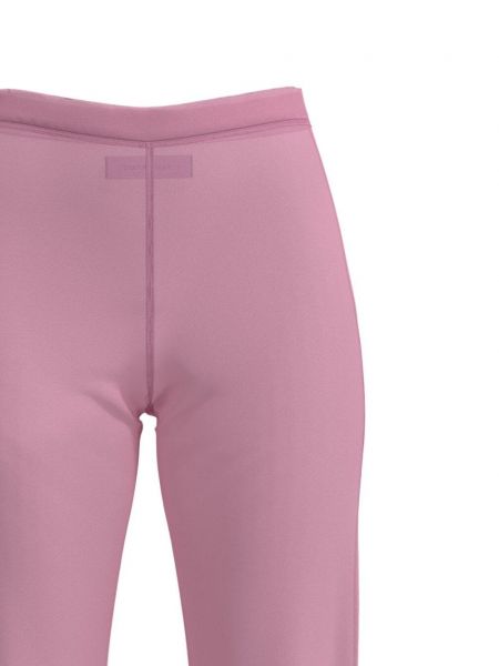 Krepové slim fit kalhoty Margherita Maccapani růžové