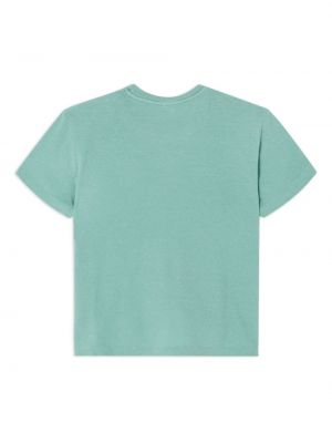 T-shirt mit print Re/done grün