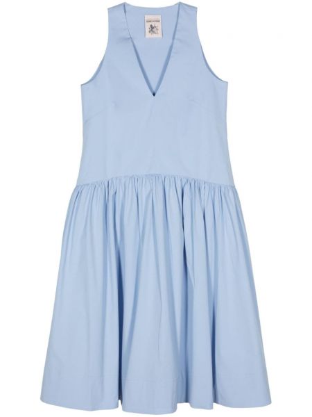 Rovné šaty Semicouture modrá