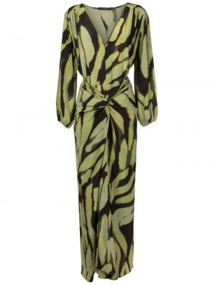 Камуфлажна рокля с принт Lenny Niemeyer зелено