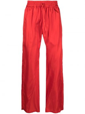Rovné kalhoty Bianca Saunders červené