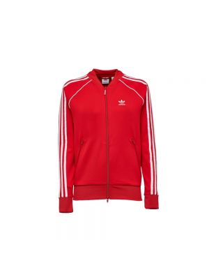 Sweter Adidas Originals czerwony