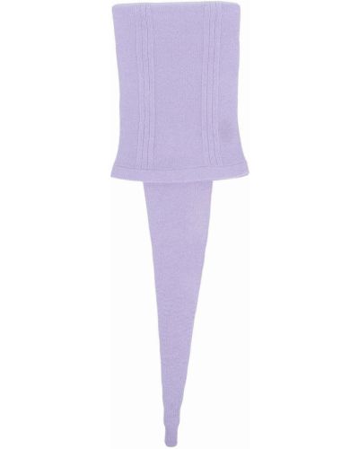 Кашемировая шапка бини Flapper, фиолетовый