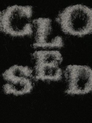 Echarpe en tricot en jacquard Closed noir
