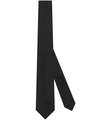 Hodvábna kravata Gucci čierna