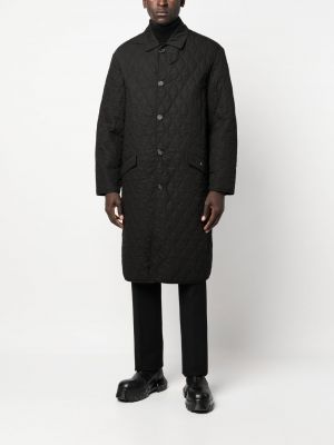Pikowany płaszcz bawełniany Vtmnts czarny