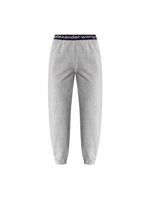 Pantalon de joggings en velours côtelé T By Alexander Wang gris