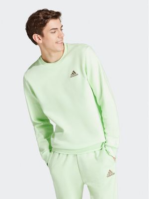 Felpa in pile Adidas verde