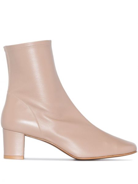 Leder ankle boots By Far beige
