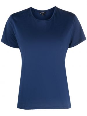 Памучна тениска Aspesi синьо