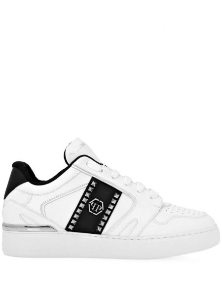 Deri sneaker Philipp Plein beyaz