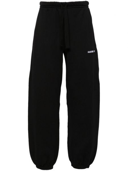 Pantalon de joggings en coton Marine Serre noir