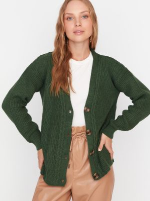Dzianinowe sweter Trendyol - zielony