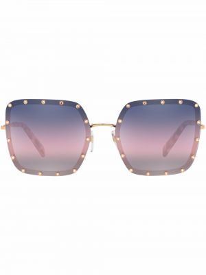 Krystaller pigget briller Valentino Eyewear blå