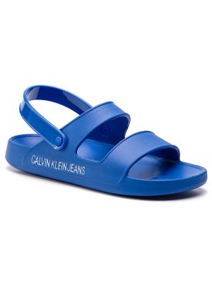 Sandále Calvin Klein Jeans modrá