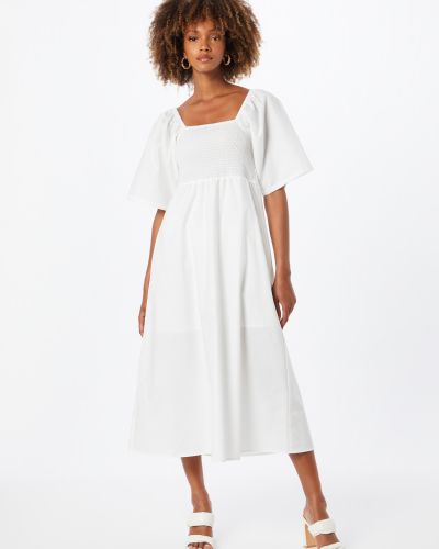 Μίντι φόρεμα Gestuz λευκό