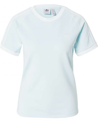 Pruhované tričko Adidas Originals biela