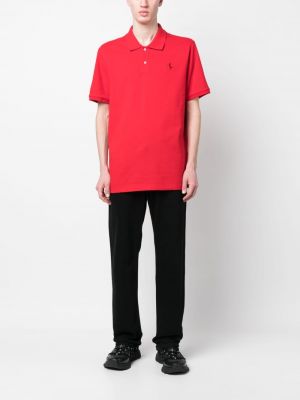 Polo krekls ar izšuvumiem Ferrari sarkans