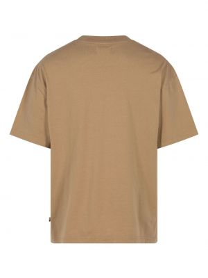 Kokvilnas t-krekls ar izšuvumiem Honor The Gift bēšs