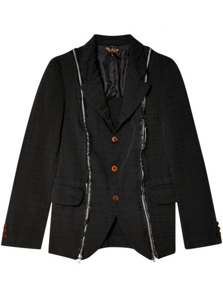 Zip blazer Black Comme Des Garçons siyah