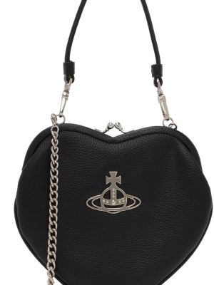Черная сумка с сердечками Vivienne Westwood
