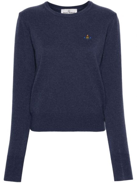 Пуловер Vivienne Westwood синьо