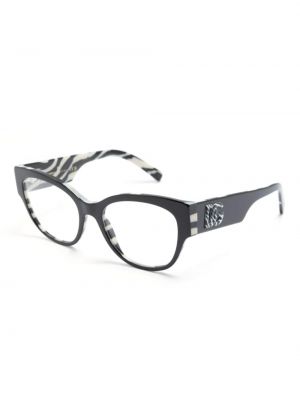 Brille mit print mit zebra-muster Dolce & Gabbana Eyewear