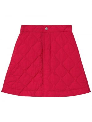 Mini spódniczka Burberry czerwona
