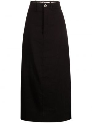 Falda de cintura alta Jacquemus negro